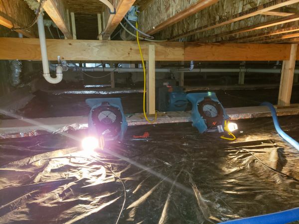 Crawlspace Water Removal in Mason